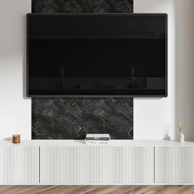 Rechteckige wandpaneel selbstklebend Elegantes Marmormuster mit Adern