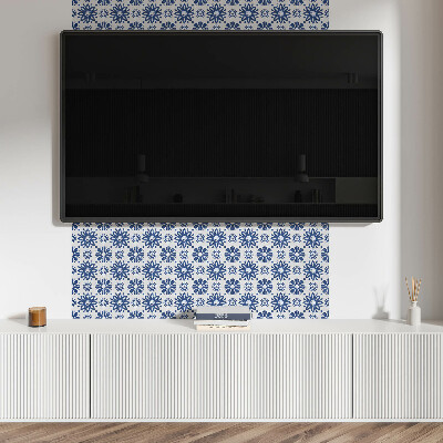 Rechteckige wandverkleidung innen Blumenmotiv
