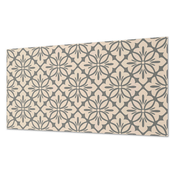 Rechteckige wandpaneel selbstklebend Blumenmotiv mit dezenten Akzenten