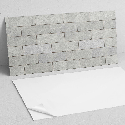 Rechteckige wandpaneel selbstklebend Ziegelstrukturen in 3D