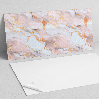 Rechteckige wandpaneel Marmormotiv mit Details