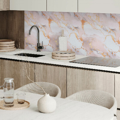Rechteckige wandpaneel Marmormotiv mit Details