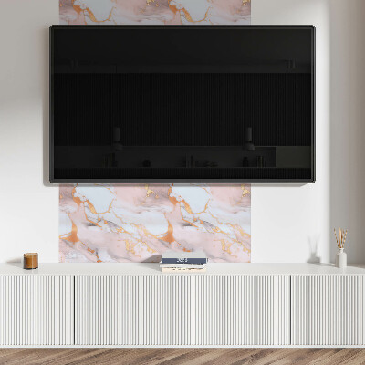 Rechteckige wandpaneel Marmormotiv mit Details