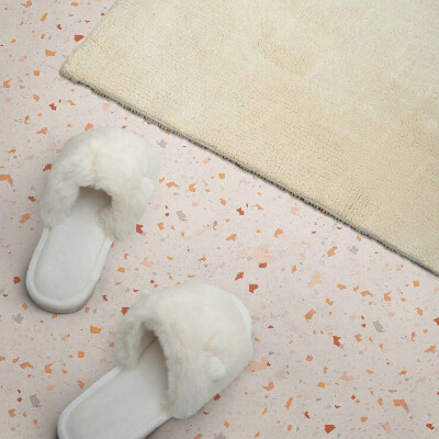 Rechteckige wandpaneel Abstraktes Terrazzo-Motiv