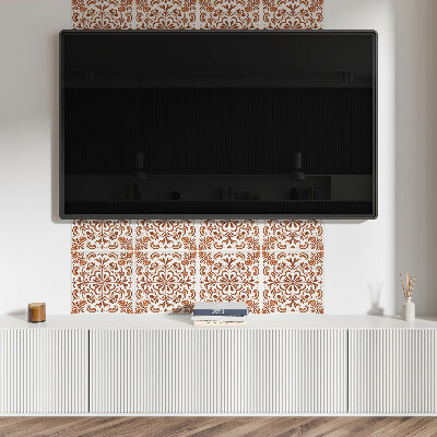 Rechteckige wandpaneel Florales Ornamentmuster