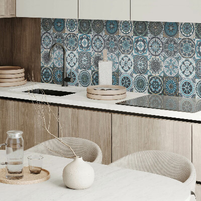 Rechteckige wandpaneel selbstklebend Mosaikgitter in Farbe