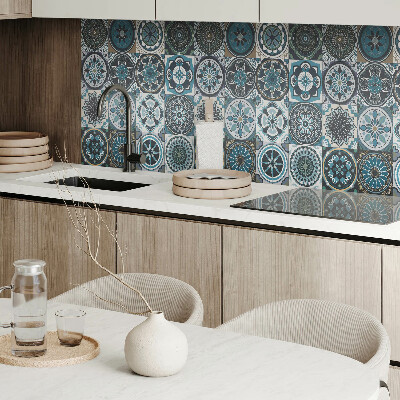 Rechteckige wandpaneel selbstklebend Mosaikgitter in Farbe