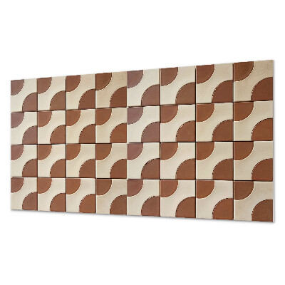 Rechteckige wandverkleidung innen Ein Kaleidoskop geometrischer Formen