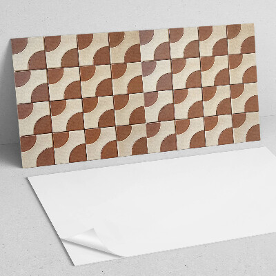 Rechteckige wandverkleidung innen Ein Kaleidoskop geometrischer Formen