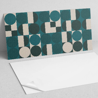 Rechteckige wandverkleidung innen Formen und Gestalten im geometrischen Stil