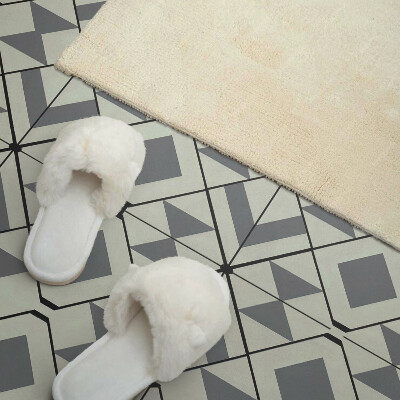 Rechteckige wandpaneel selbstklebend Rautenmuster im geometrischen Stil