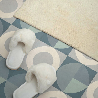 Rechteckige wandpaneel Formen und Kreise in Harmonie