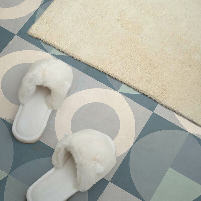 Rechteckige wandpaneel Formen und Kreise in Harmonie