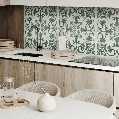 Rechteckige wandpaneel Pflanzenmotiv mit floralen Details