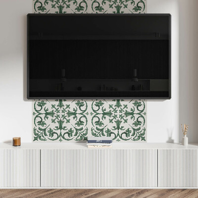 Rechteckige wandpaneel Pflanzenmotiv mit floralen Details