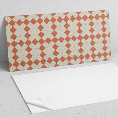 Rechteckige wandverkleidung innen Rhombisches geometrisches Gitter