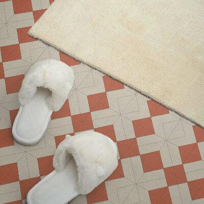 Rechteckige wandverkleidung innen Rhombisches geometrisches Gitter