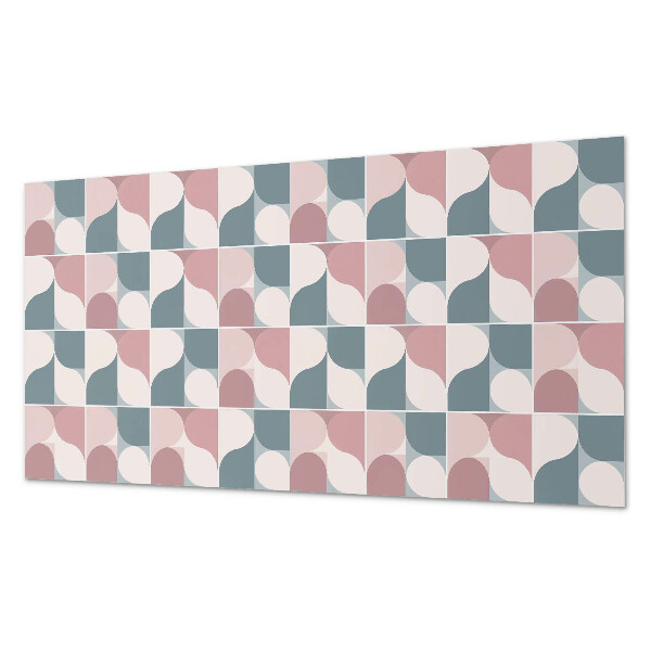 Rechteckige wandpaneel selbstklebend Geometrisches Muster im abstrakten Stil