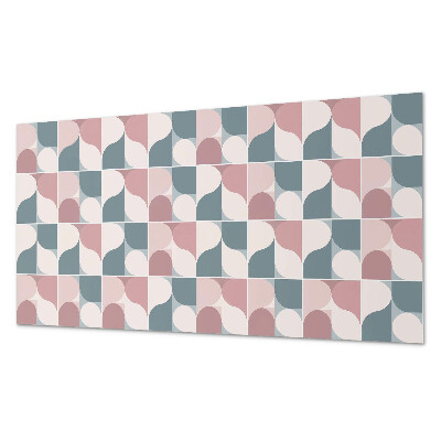 Rechteckige wandpaneel selbstklebend Geometrisches Muster im abstrakten Stil