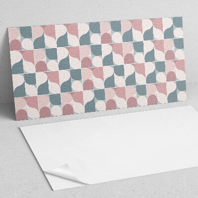 Rechteckige wandpaneel selbstklebend Geometrisches Muster im abstrakten Stil