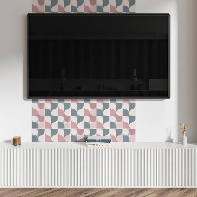 Rechteckige wandpaneel selbstklebend Geometrisches Muster im abstrakten Stil