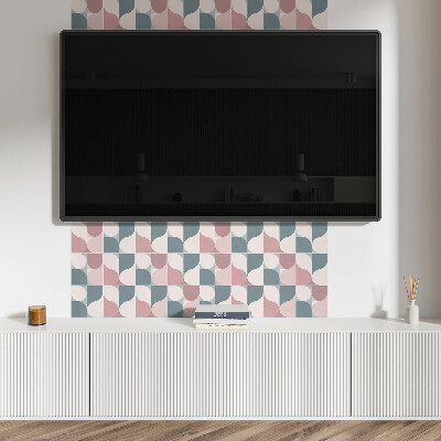 Rechteckige wandpaneel selbstklebend Geometrisches Muster im abstrakten Stil