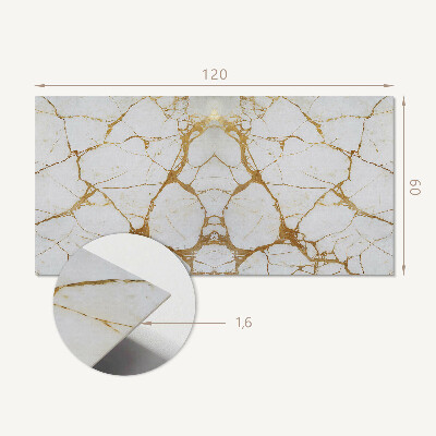 Rechteckige wandpaneel Marmor-Chic mit dezenter Maserung