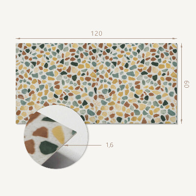 Rechteckige wandverkleidung innen Klebestifte im Mosaik-Stil
