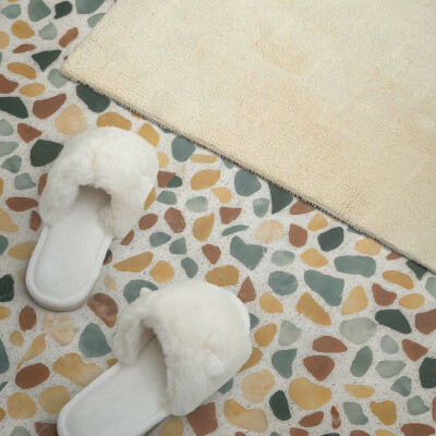 Rechteckige wandverkleidung innen Klebestifte im Mosaik-Stil