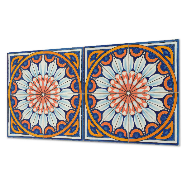 Rechteckige wandpaneel selbstklebend Blumenmotiv mit subtilen Details