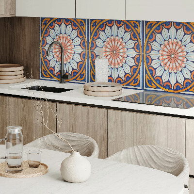 Rechteckige wandpaneel selbstklebend Blumenmotiv mit subtilen Details