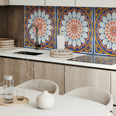 Rechteckige wandpaneel selbstklebend Blumenmotiv mit subtilen Details