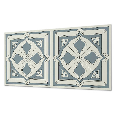 Rechteckige wandverkleidung innen Blumenmotiv auf Keramik