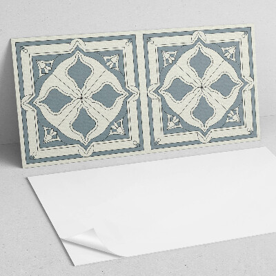 Rechteckige wandverkleidung innen Blumenmotiv auf Keramik