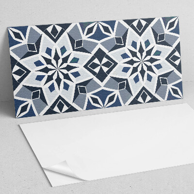 Rechteckige wandpaneel selbstklebend Florale Geometrie im modernen Stil