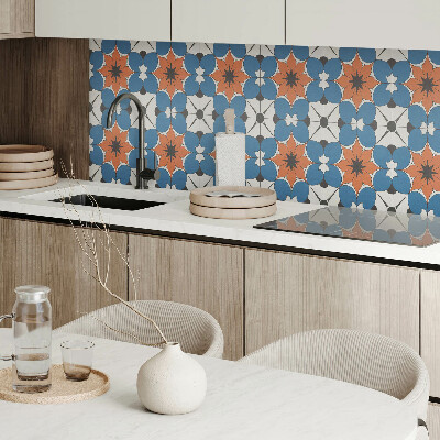 Rechteckige wandverkleidung innen Blumenmotiv