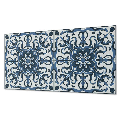 Rechteckige wandpaneel selbstklebend Florale Motive mit dekorativen Details