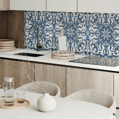 Rechteckige wandpaneel selbstklebend Florale Motive mit dekorativen Details