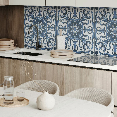 Rechteckige wandpaneel selbstklebend Florale Motive mit dekorativen Details