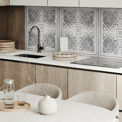 Rechteckige wandpaneel Ornamente in harmonischer Symmetrie