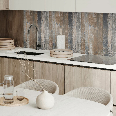 Rechteckige wandverkleidung innen Naturdielen im minimalistischen Design