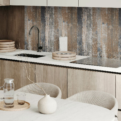 Rechteckige wandverkleidung innen Naturdielen im minimalistischen Design
