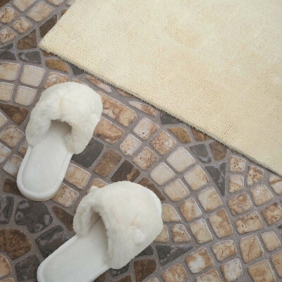 Rechteckige wandverkleidung innen Mosaikanordnung in Webarten