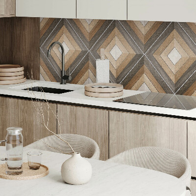 Rechteckige wandpaneel selbstklebend Geometrische Rauten im modernen Stil