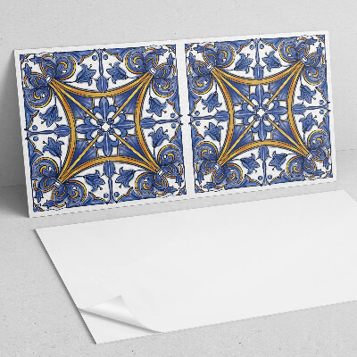 Rechteckige wandpaneel Pflanzenornamente im harmonischen Stil