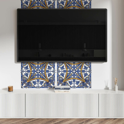Rechteckige wandpaneel Pflanzenornamente im harmonischen Stil