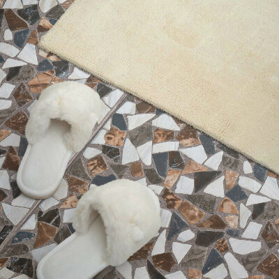 Rechteckige wandverkleidung innen Mosaik mit verschiedenen Formen