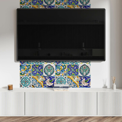 Rechteckige wandpaneel selbstklebend Mosaikkeramikmuster