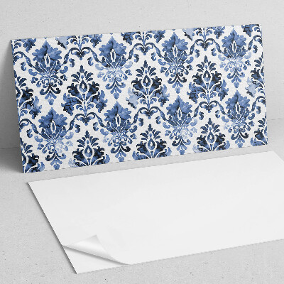 Rechteckige wandpaneel Blumenmotiv im Barockstil