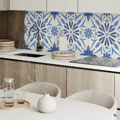 Rechteckige wandpaneel Blumenmotiv